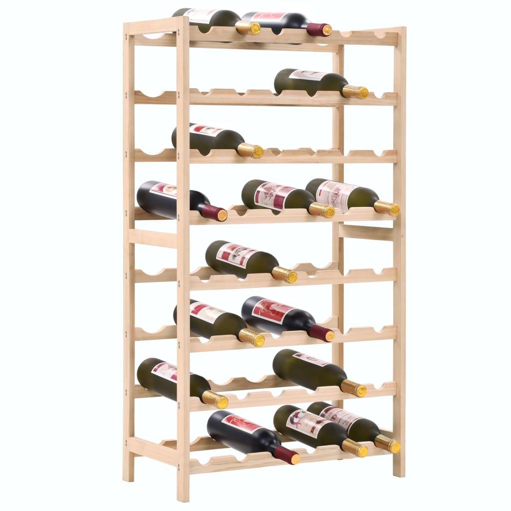 Autre - Casier à bouteilles Bois de cèdre 57,5 x 28 x 102 cm - Image 2