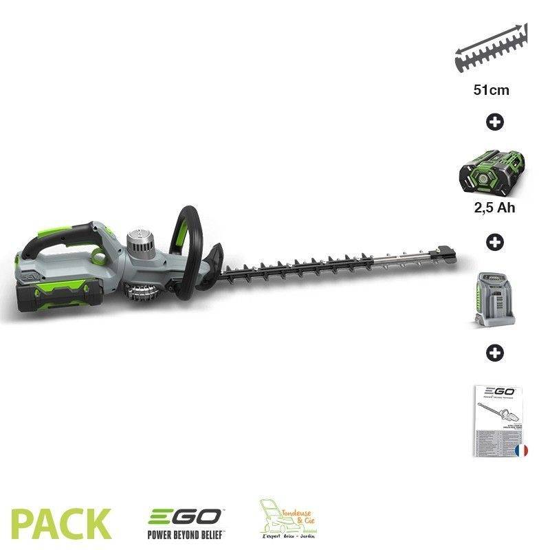 Ego Power + - Pack taille-haies arbustes batterie et chargeur inclus lamier 51cm EGO HT5100E - Imagen 1