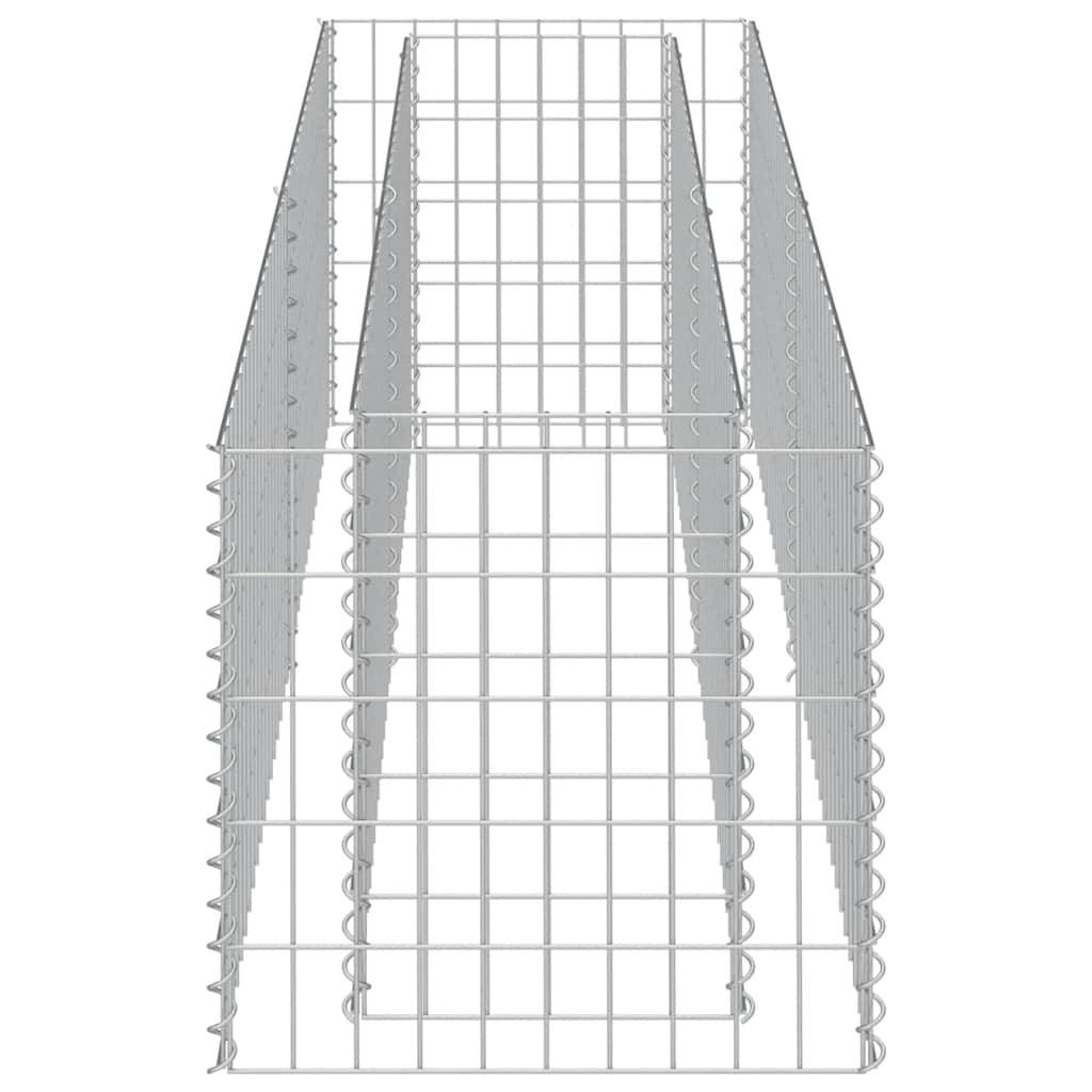 Vidaxl - Lit surélevé à gabion Acier galvanisé 180x50x50 cm vidaXL 143559 - Image 7