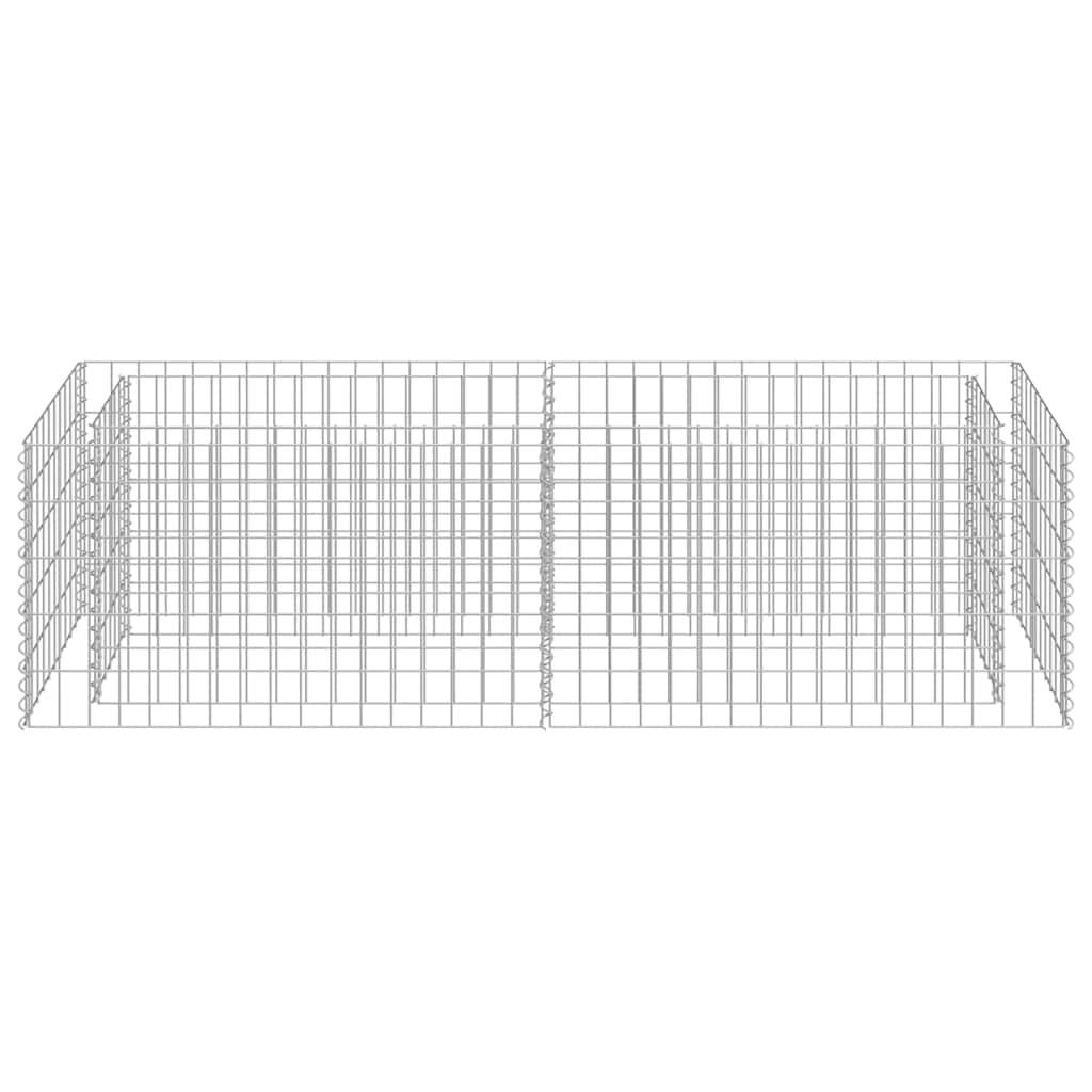 Vidaxl - Lit surélevé à gabion Acier galvanisé 180x50x50 cm vidaXL 143559 - Image 6