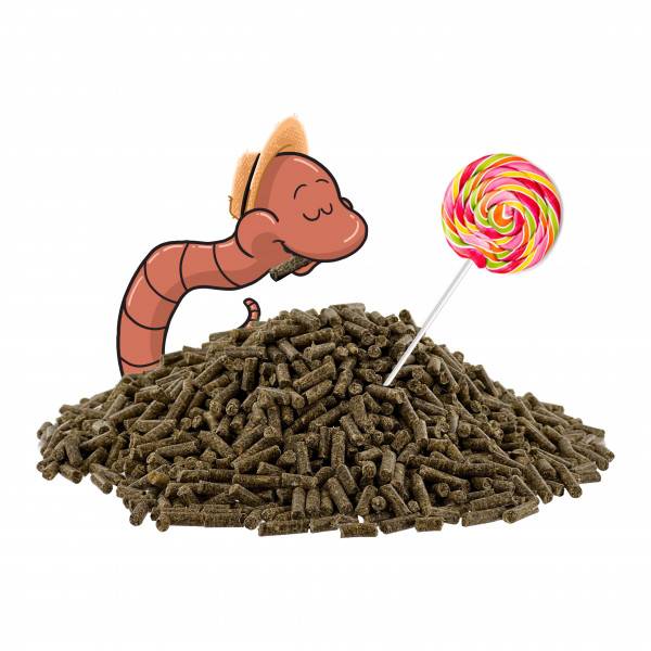 WormFood 2kg - Aliment protéiné pour les vers de terre - Image 2
