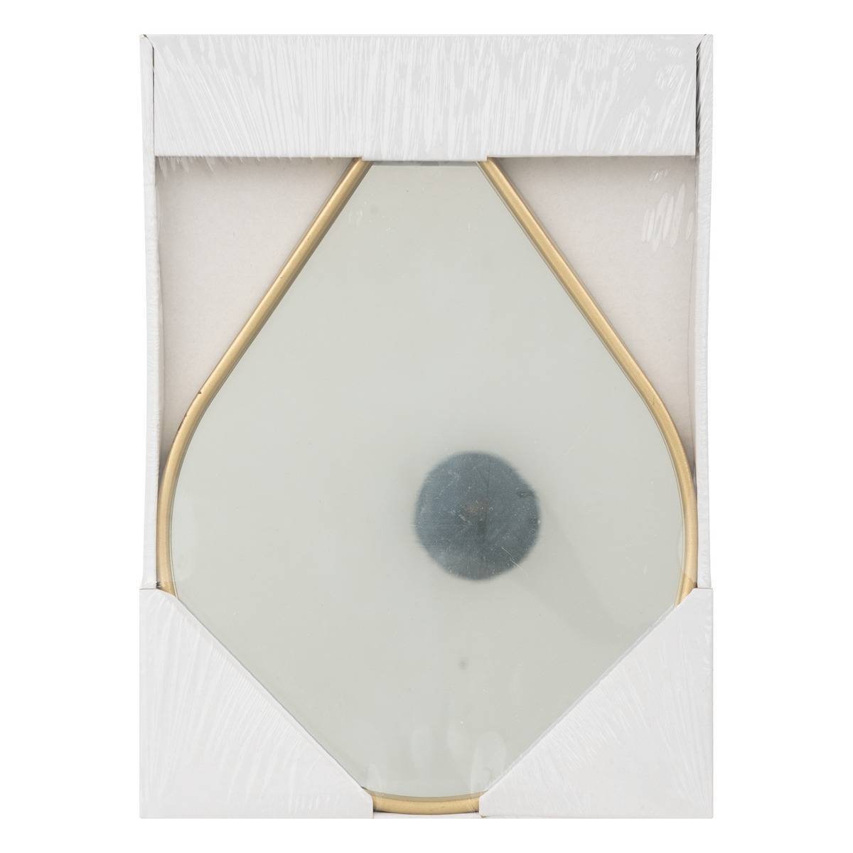 Atmosphera - Miroir "Goutte" métal doré 21x29cm - Atmosphera Créateur d'intérieur - Imagen 2