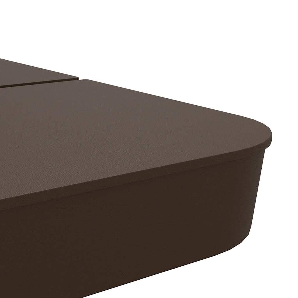 Accessoire parasol polypropylène marron  100 x 100 x 11 cm  - Prolenta premium p341.5 - Image 7