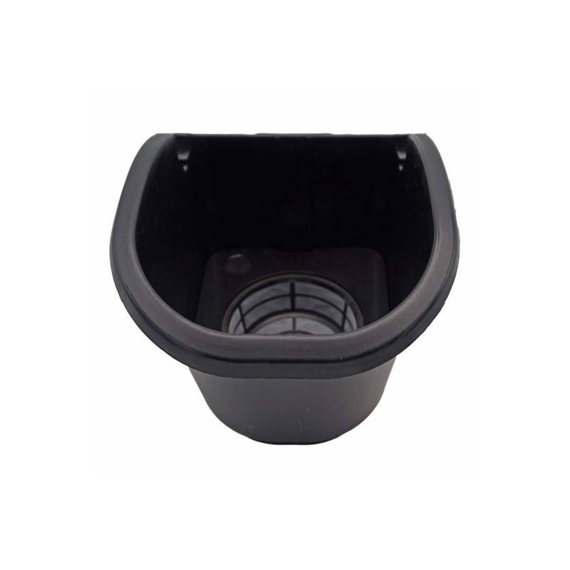 Nature - Jardiniere Murale - Kit Mural Composé D'un Support Mural Et De 4 Pots (1 L) - Noir - Dim H 15 X L 60 Cm - Nature - Imagen 4