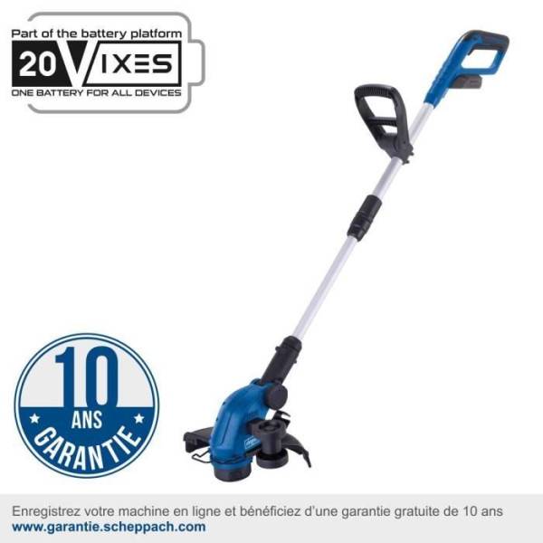 Scheppach - Coupe-bordures sans fil C-LT300-X - téléscopique + fonction 2 en 1 - SCHEPPACH 20V IXES - sans batterie ni chargeur - Image 2