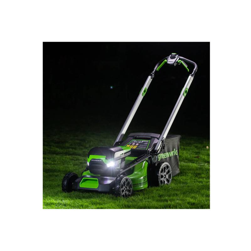Greenworks - Tondeuse autotractée Brushless GREENWORKS 60V - Coupe de 51cm - 1 batterie 4.0 Ah - 1 Chargeur - GD60LM51SPK4 - Image 2