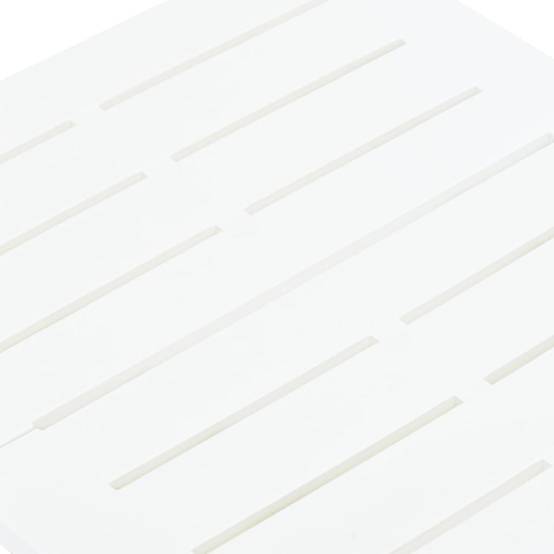 Vidaxl - Table pliable de jardin blanc 45x43x50 cm plastique vidaXL 48808 - Imagen 5