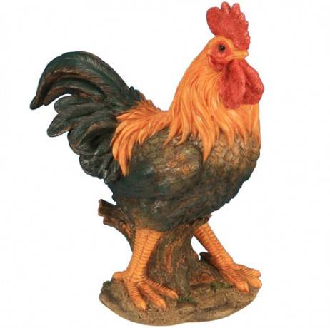 Riviera - Coq PM orange 30 cm