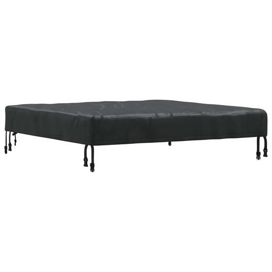 Housse de table tissu noir 102 x 102 x 15 cm, Poids:0.34kg - PANGIVO - Image 2