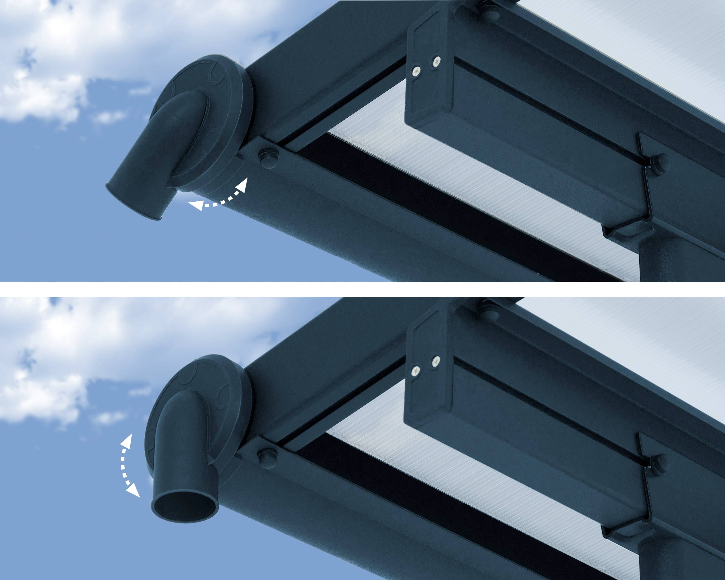 Canopia - Canopia Pergola Sierra 2,2X4,5 Grise - Imagen 4