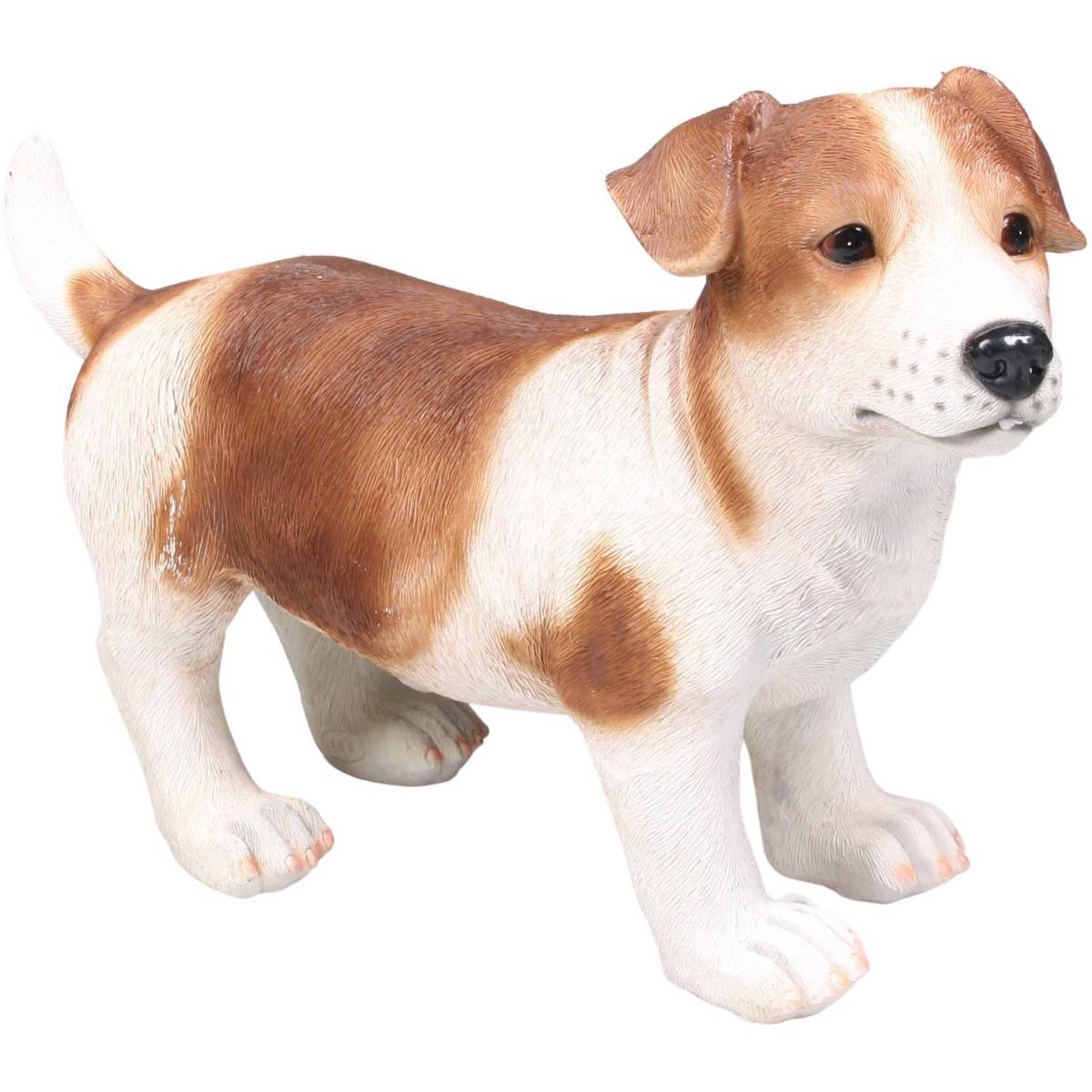 Farmwood Animals - Chien Jack russel en résine 39 x 18 x 26 cm Brun - Imagen 1