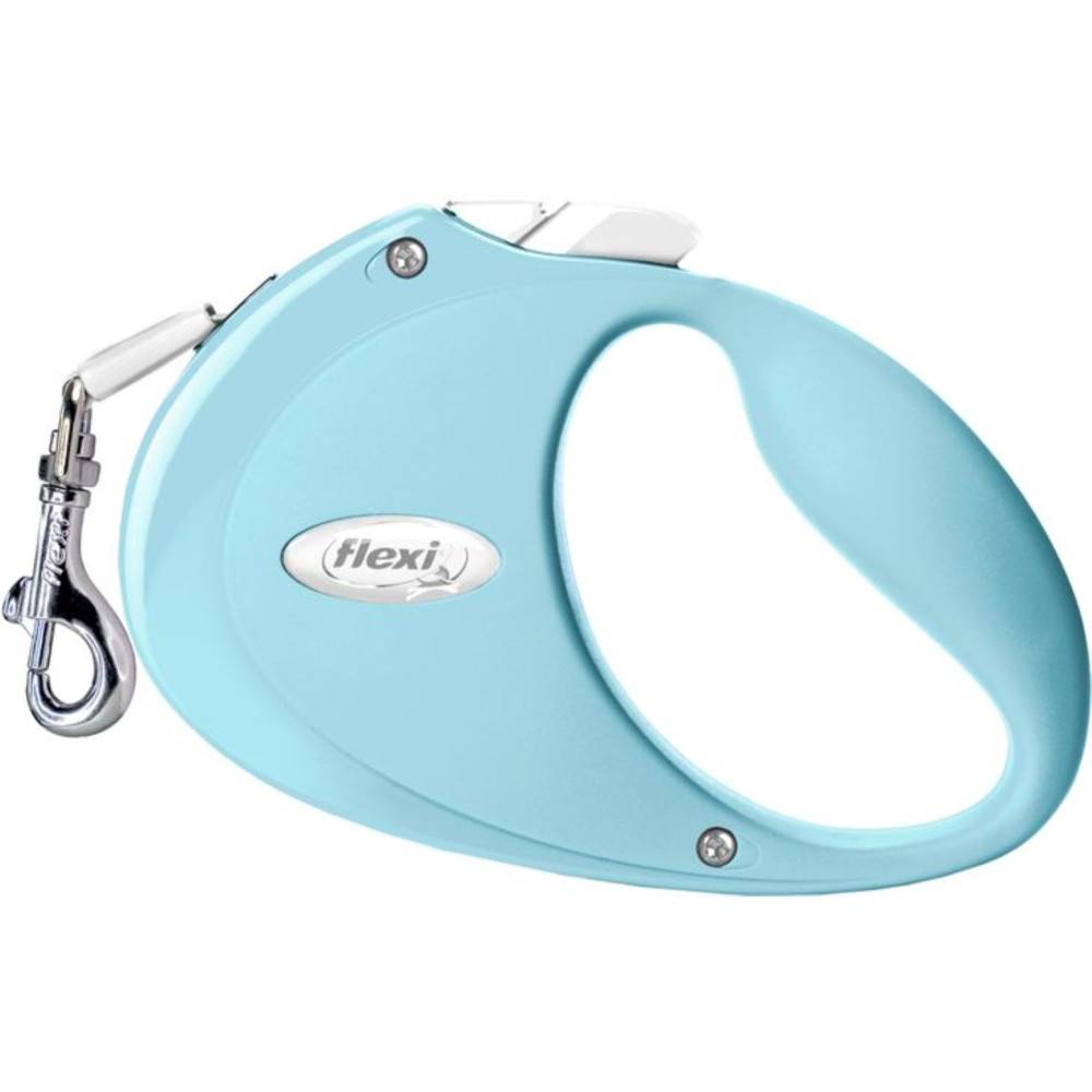 Flexi - Laisse Flexi 2 m PUPPY XS  bleu sangle pour chien max 12 kg - Imagen 4