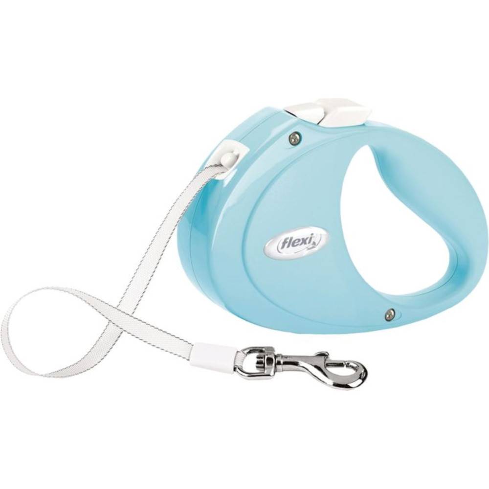 Flexi - Laisse Flexi 2 m PUPPY XS  bleu sangle pour chien max 12 kg - Imagen 1