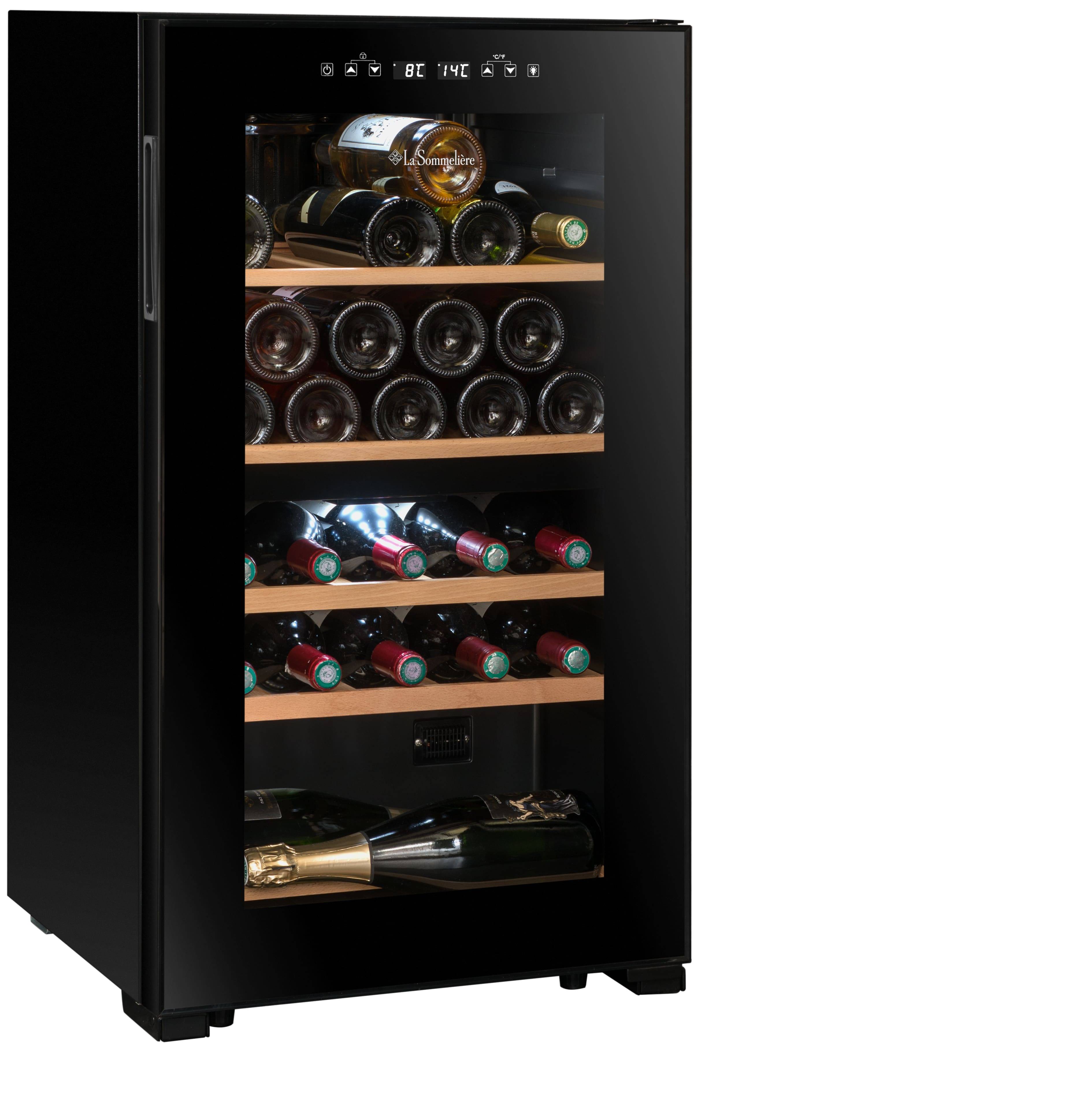 Cave à vin de Service SLS32DZBLACK Double Zone - 32 Bouteilles - La Sommelière - Image 6