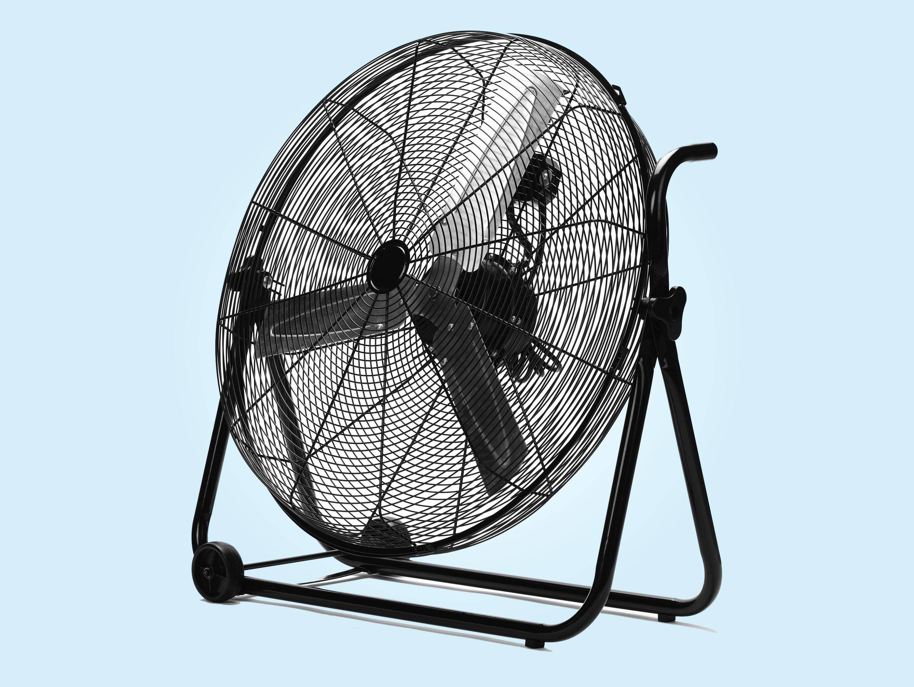 Purline - Ventilateur industriel 160W avec 3 vitesses et roues - Purline - Image 7