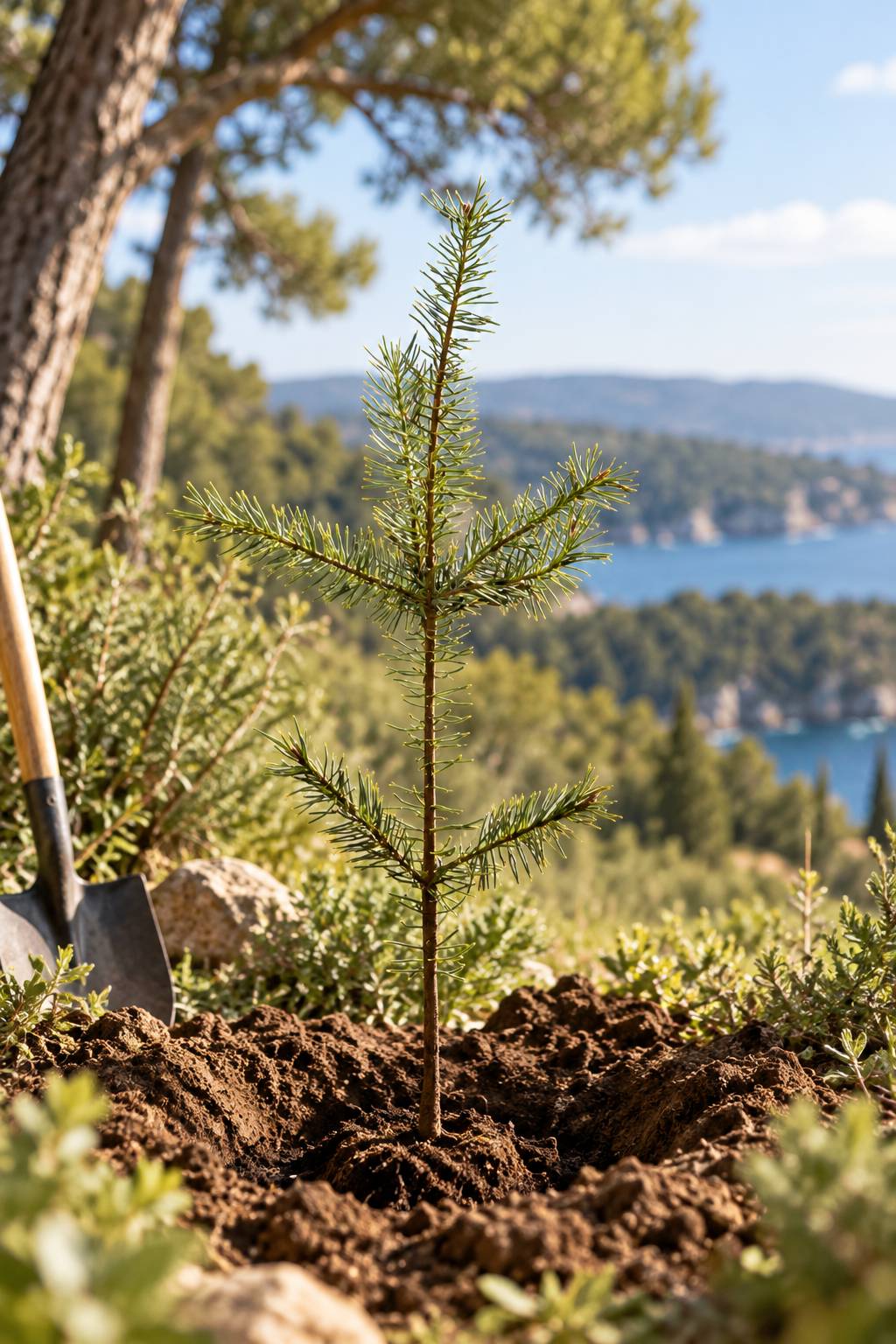 Juste Un Arbre - JUSTE UN ARBRE. – Pin sylvestre | Idée cadeau durable pour naissance, mariage, anniversaire – Conifère robuste pour grands jardins. - Imagen 3