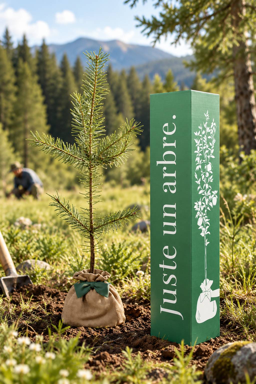 Juste Un Arbre - JUSTE UN ARBRE. – Pin sylvestre | Idée cadeau durable pour naissance, mariage, anniversaire – Conifère robuste pour grands jardins. - Imagen 2