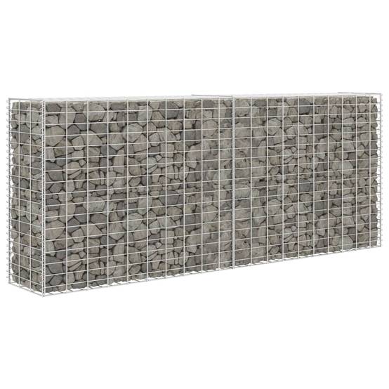 Panier de gabion Acier inoxydable argenté 85 x 30 x 200 cm - PANGIVO - Image 1