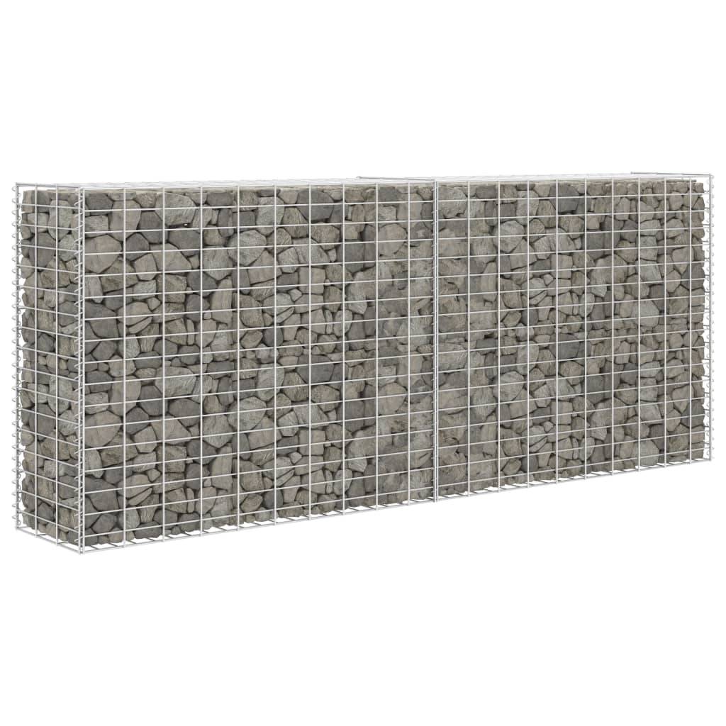 Panier de gabion Acier inoxydable argenté 85 x 30 x 200 cm - PANGIVO - Image 1