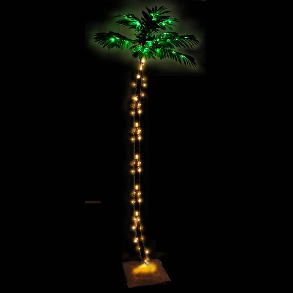 Vidaxl - Palmier à LED 136 LED Blanc chaud 220 cm vidaXL 345139 - Image 9
