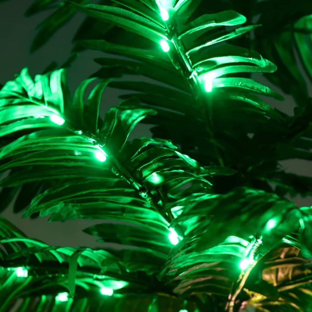 Vidaxl - Palmier à LED 136 LED Blanc chaud 220 cm vidaXL 345139 - Image 4