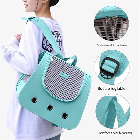 DtopbuyAge - Sac à dos pour chien et chat(Vert clair) DtopbuyAge - Image 2
