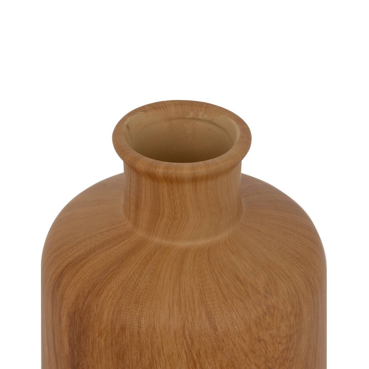 Vase en céramique effet bois D 11 x H. 18 cm - Image 2