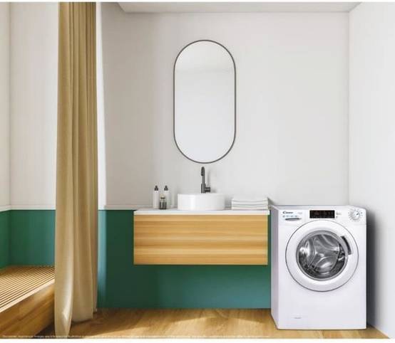 Lave-linge séchant Candy CSW 475TWME/FR, 7 kg lavage et 5 kg séchage, moteur BLDC 1400 tr/min, 51 dB - CANDY - Image 5