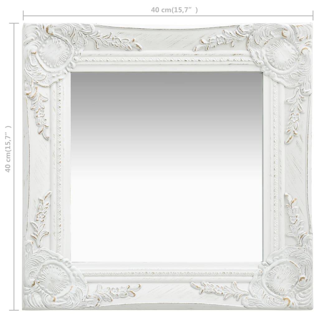 Prolenta Premium - Miroir Cerignola Blanc 40 X 40 cm - P87209B - Image 5