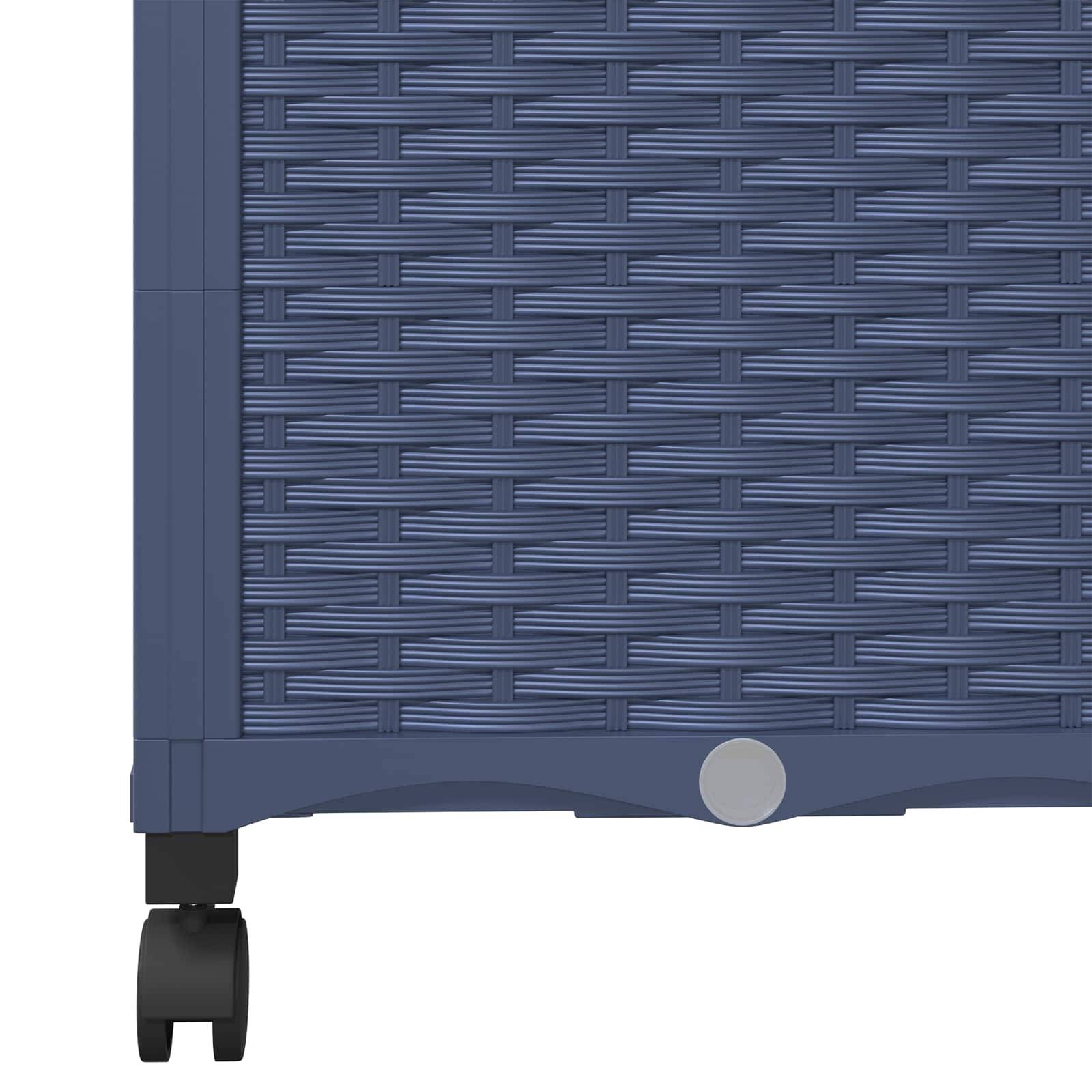 ComfortXL - Bac à fleurs treillis PP jardin balcon tuteur tomates 80x40cm gris bleu - ComfortXL Outdoor Living - Image 6