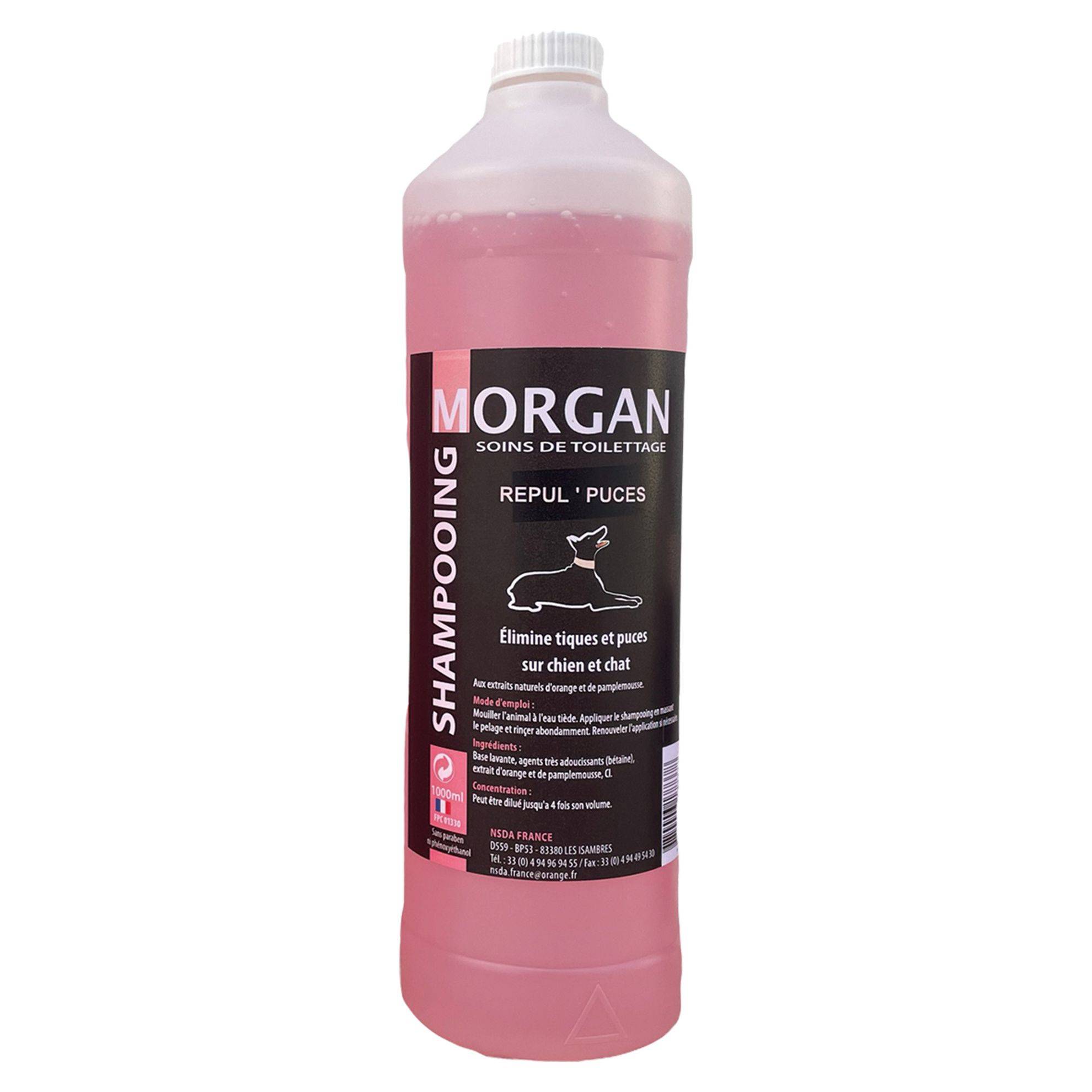 Shampoing Repul'Puces Morgan : 1L MORGAN