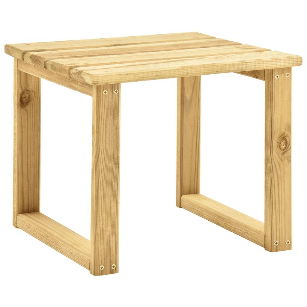 Helloshop26 - Transat chaise longue bain de soleil lit de jardin terrasse meuble d'extérieur 198 cm avec table et coussin pin imprégné - Imagen 4