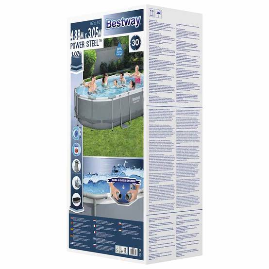 Piscine autoportante Prolenta Vert 488 X 305 X 107 cm - P87209V - Image 10