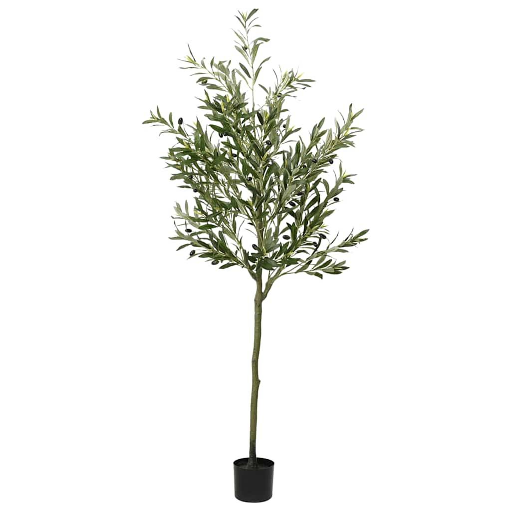 ComfortXL - Olivier Artificiel Réaliste 180cm Plante Verte Intérieur Extérieur 700 Feuilles - ComfortXL Outdoor Living - Image 1