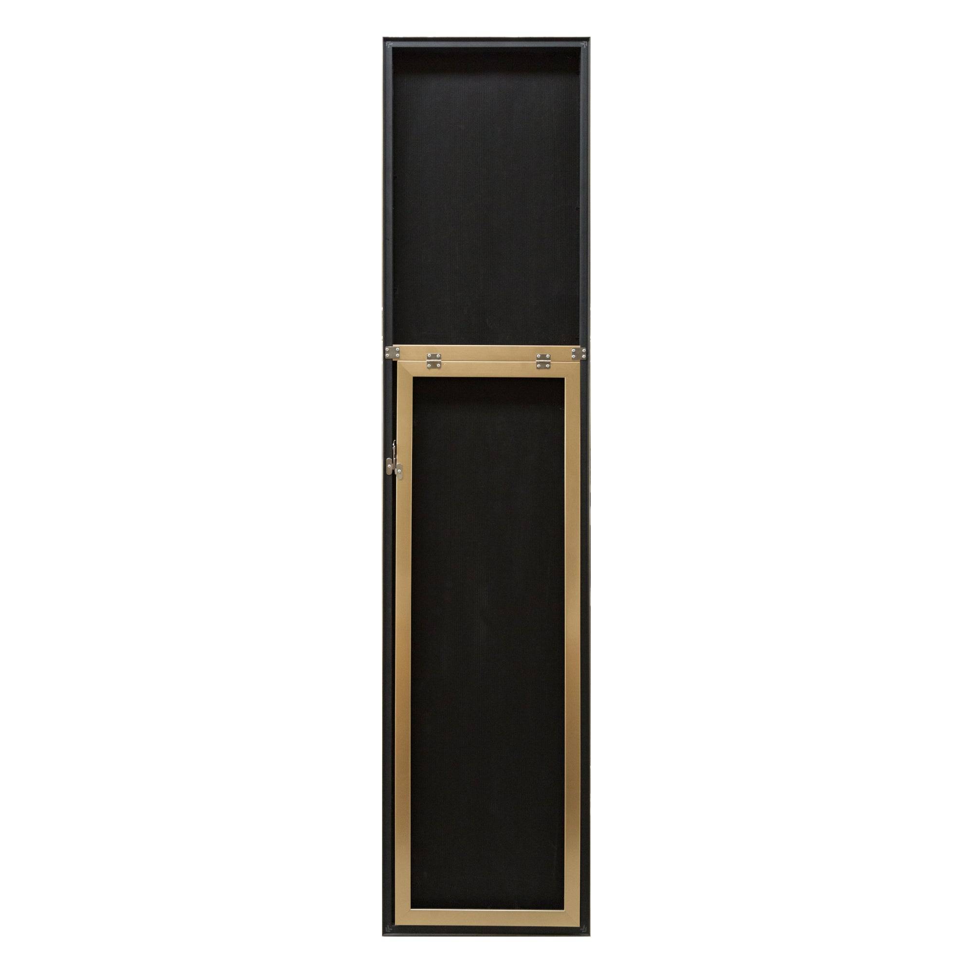 Helloshop26 - Miroir sur pied psyché inclinable 150 x 35 cm doré - Imagen 3