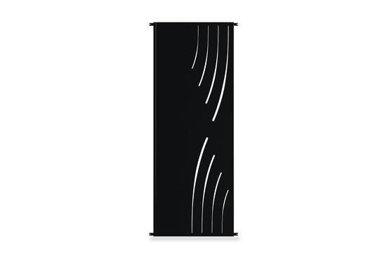 Casanoov Lot de 3 panneaux décoratifs VELETA Noir H.160 cm motifs côté droit - Image 5