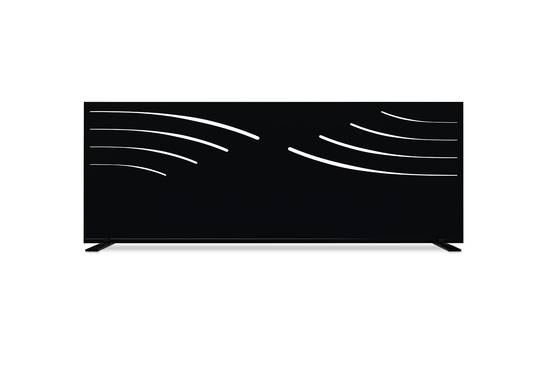 Casanoov Lot de 3 panneaux décoratifs VELETA Noir H.160 cm motifs côté droit - Image 8