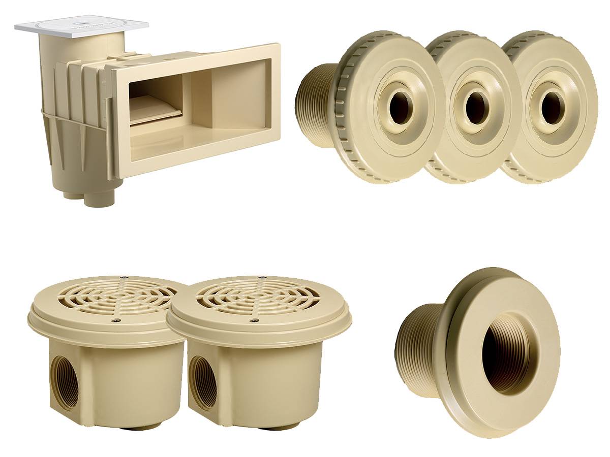 Hayward - Kit pièces à sceller Sable pour piscine 8 x 4 m - Hayward