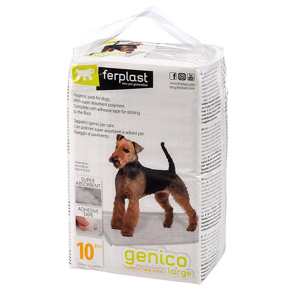 Ferplast - Tapis hygiénique GENICO LARGE Ferplast adhésif chien chiens très absorbant - Imagen 1