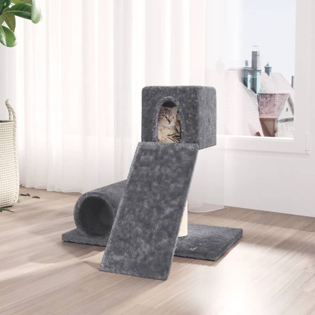 Vidaxl - Arbre à chat avec griffoir en sisal Gris foncé 59 cm vidaXL 171608 - Imagen 1