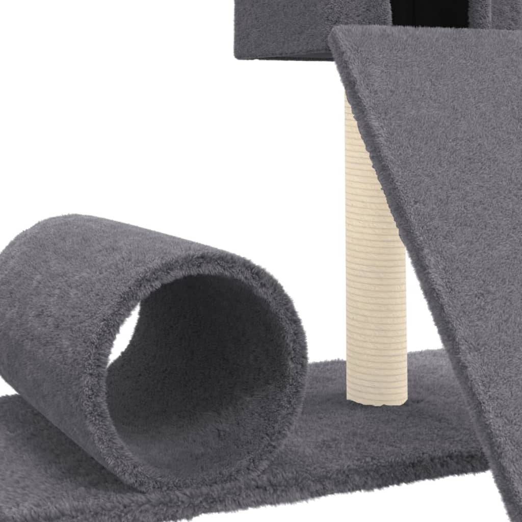 Vidaxl - Arbre à chat avec griffoir en sisal Gris foncé 59 cm vidaXL 171608 - Imagen 4