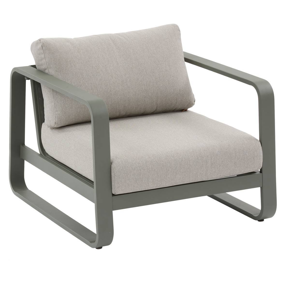 Hesperide - Fauteuil de salon de jardin Domilly vert laurier - Hespéride