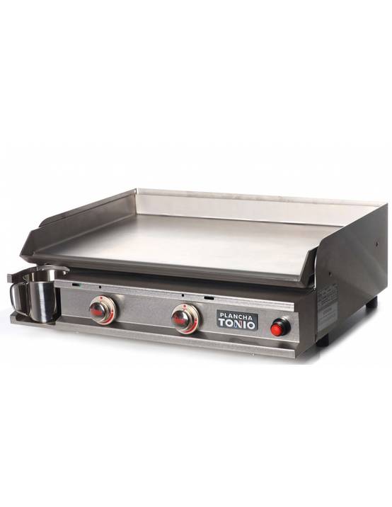 Plancha gaz 2 feux tout inox tonio - Image 2