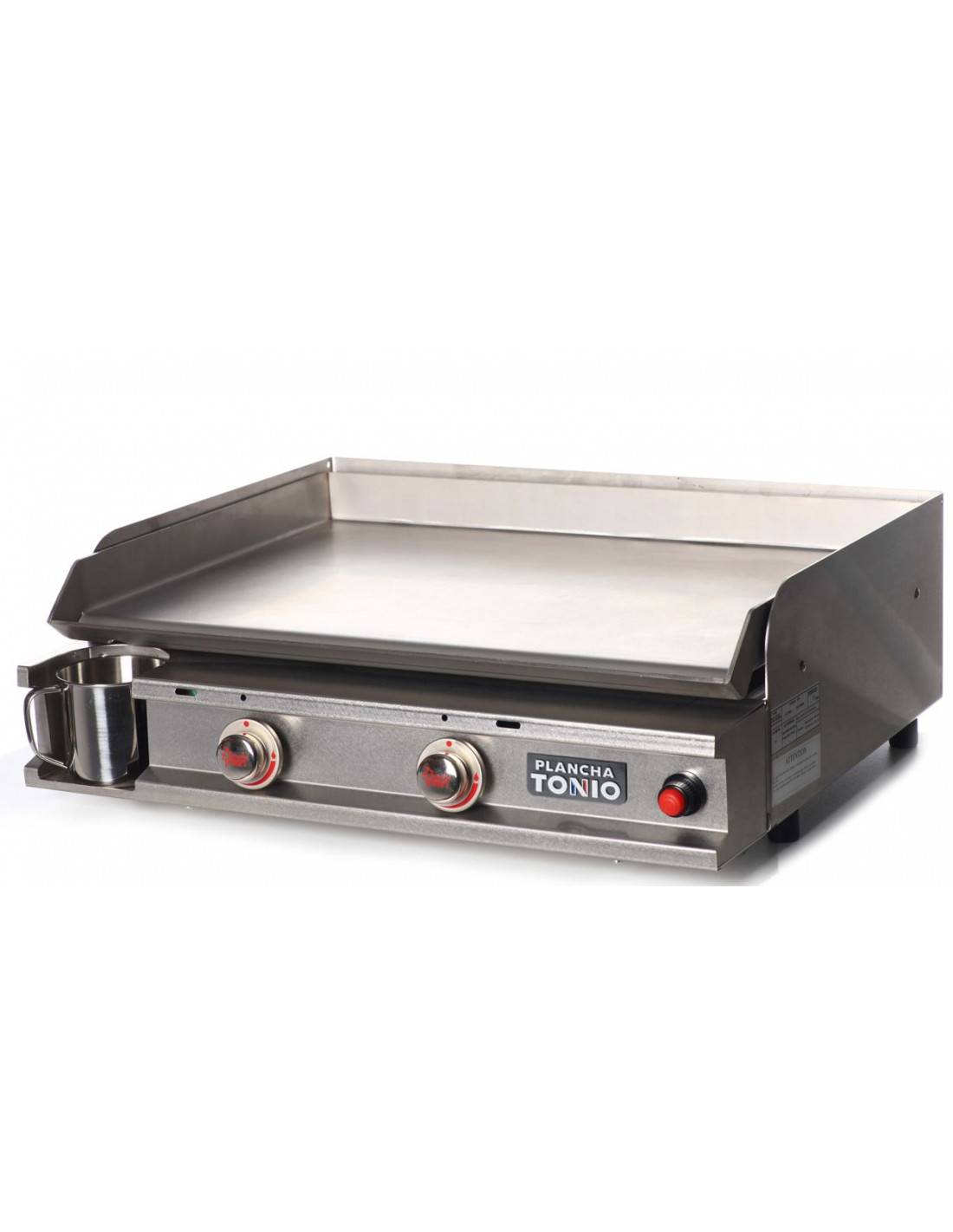 Plancha gaz 2 feux tout inox tonio - Image 1
