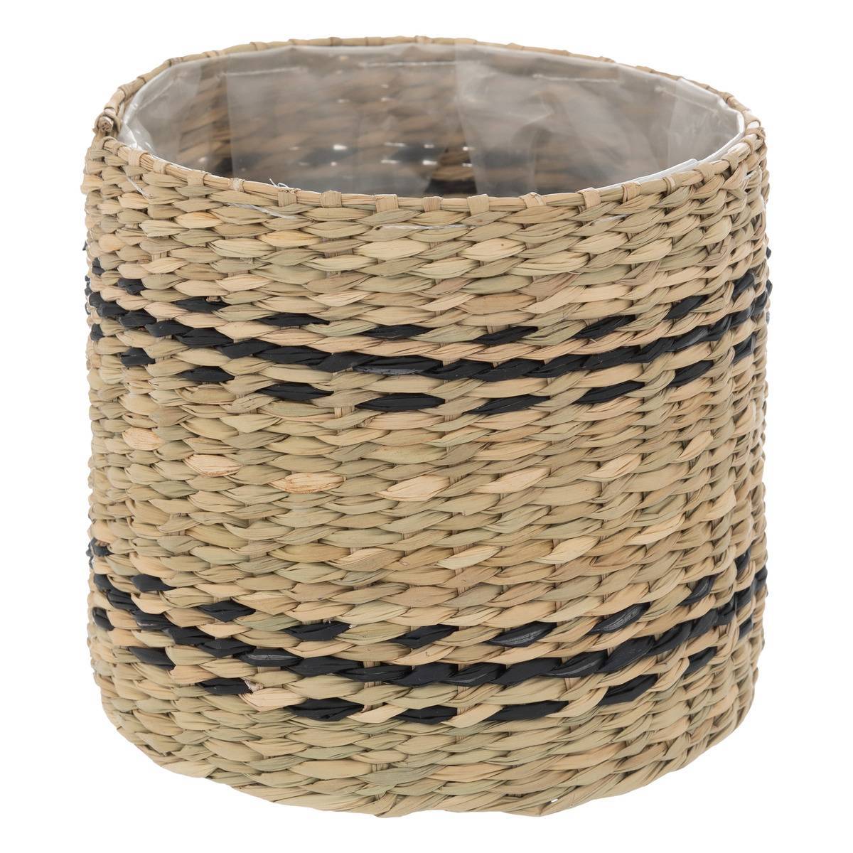 Atmosphera - Set de 2 pots "Lumière d'hiver" en paille D14/16cm - Atmosphera Créateur d'intérieur - Image 5