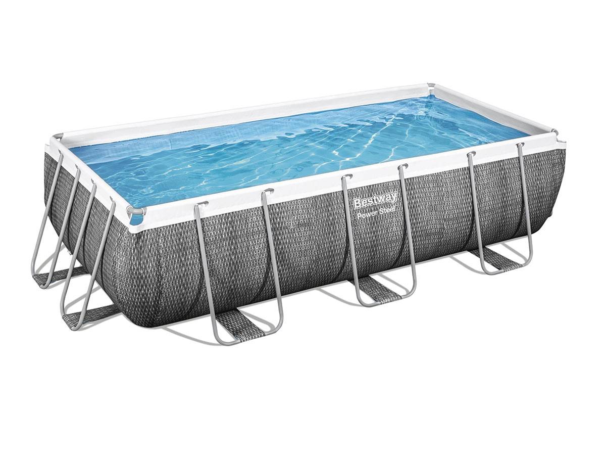 Bestway - Piscine tubulaire rectangulaire Power Steel 4,04 x 2,01 x 1,00 m - Bestway - Imagen 2