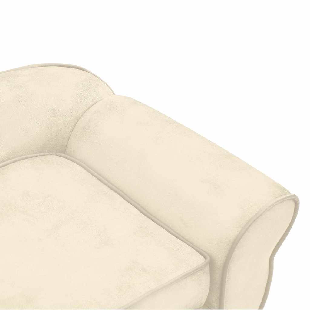 Vidaxl - Canapé pour chien Crème 72x45x30 cm Peluche vidaXL 171042 - Imagen 7
