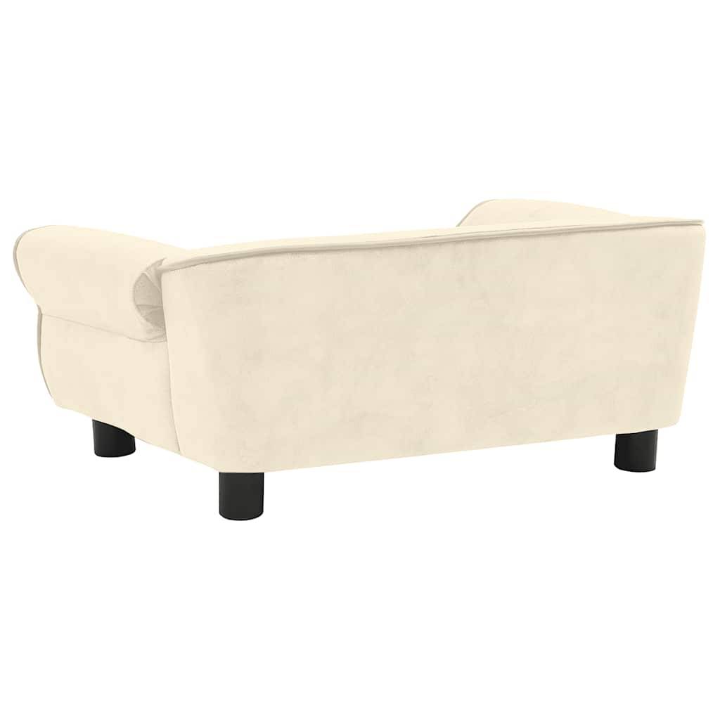 Vidaxl - Canapé pour chien Crème 72x45x30 cm Peluche vidaXL 171042 - Imagen 8