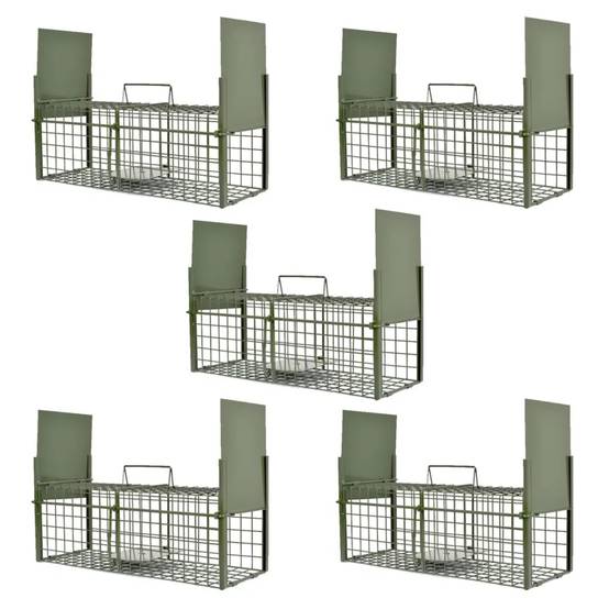 Lot de 5 Ratières de passage galvanisée 50x18x18cm - Image 2