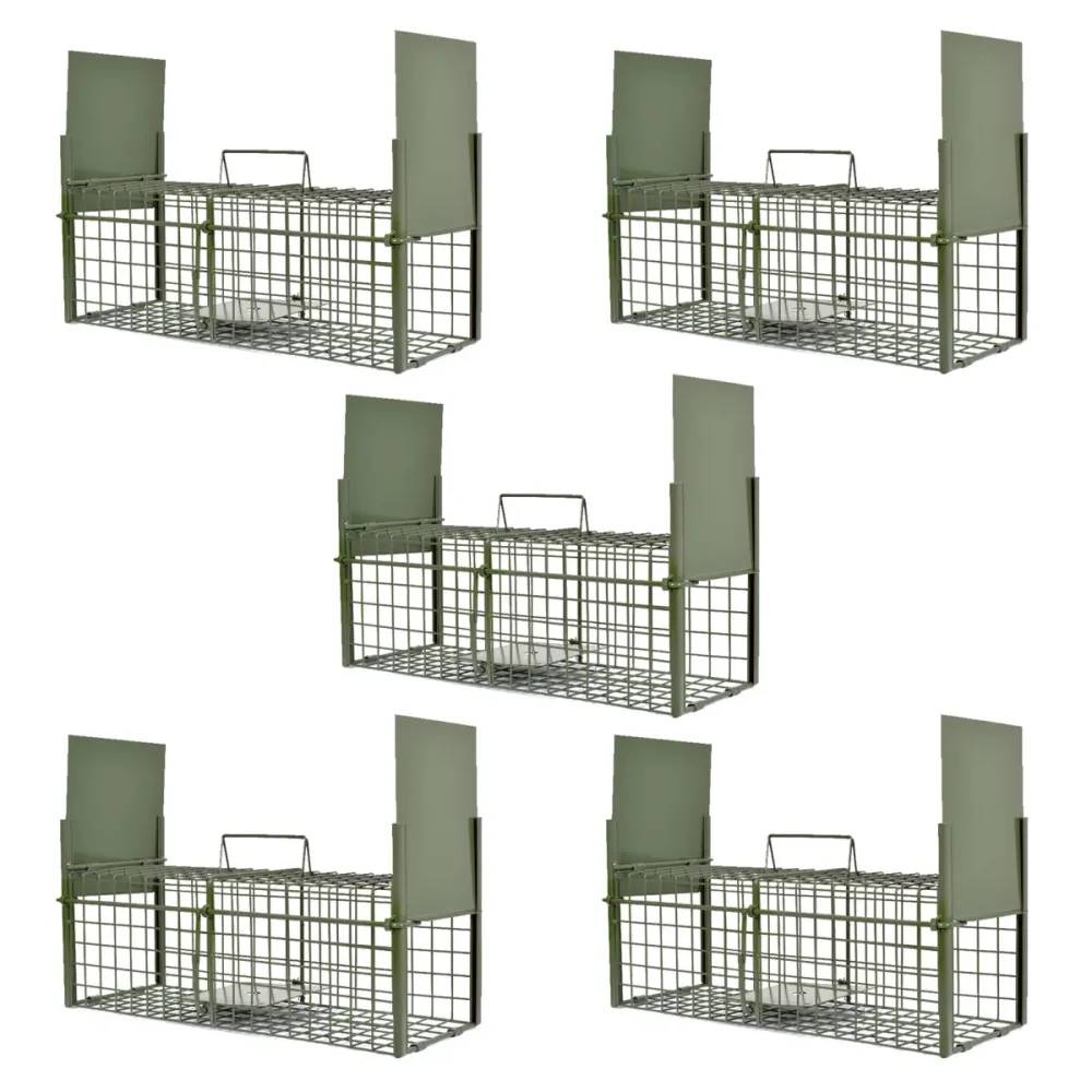 Lot de 5 Ratières de passage galvanisée 50x18x18cm - Image 2